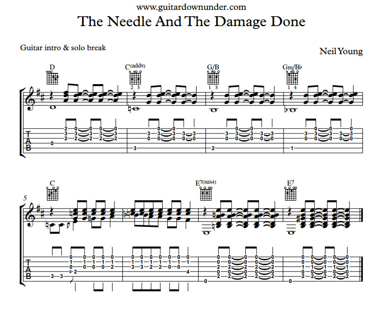 The Needle And The Damage Done